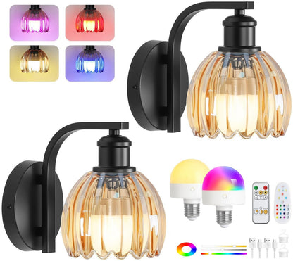 Farbwechselnde LED-Wandlampe
