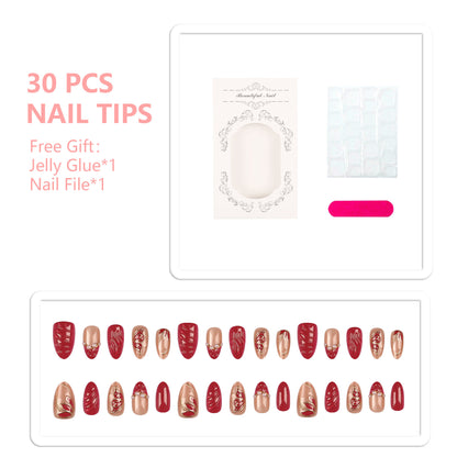 Elegantes Press-On Nail Art Set  1790956123