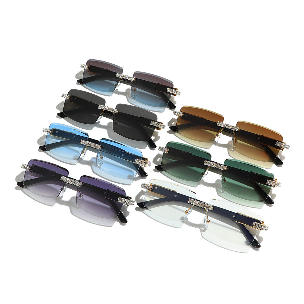 Dekorativer quadratischer Rahmen Modetrends Sonnenbrille Brehn