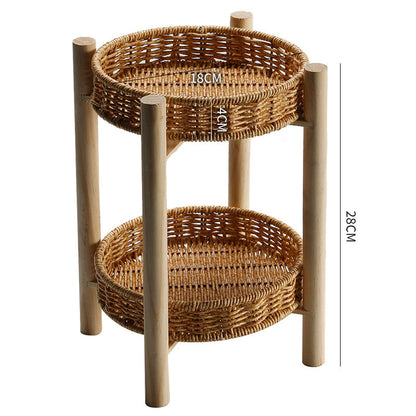 Handgefertigter Rattan Aufbewahrungskorb Brehn