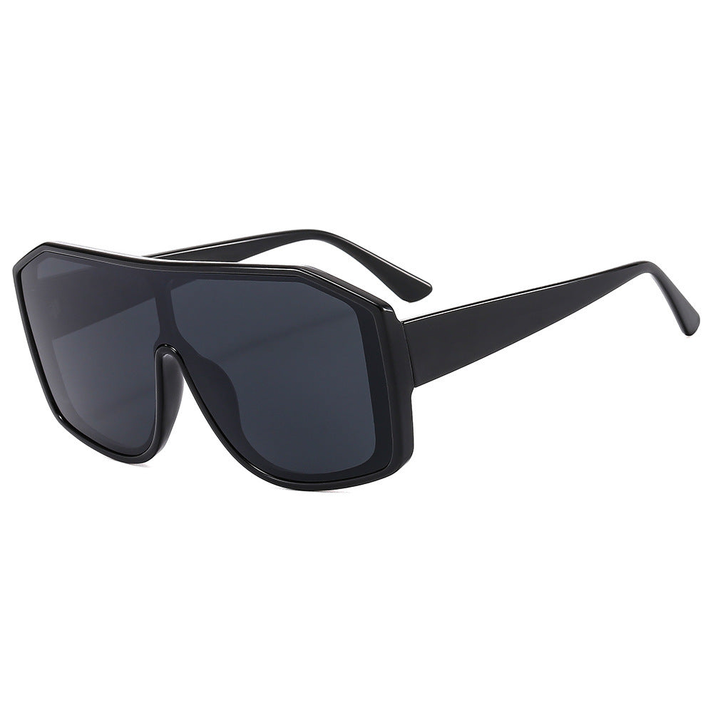 Damen Modische Oversized Sonnenbrille im extravaganten Animal-Print Design Brehn