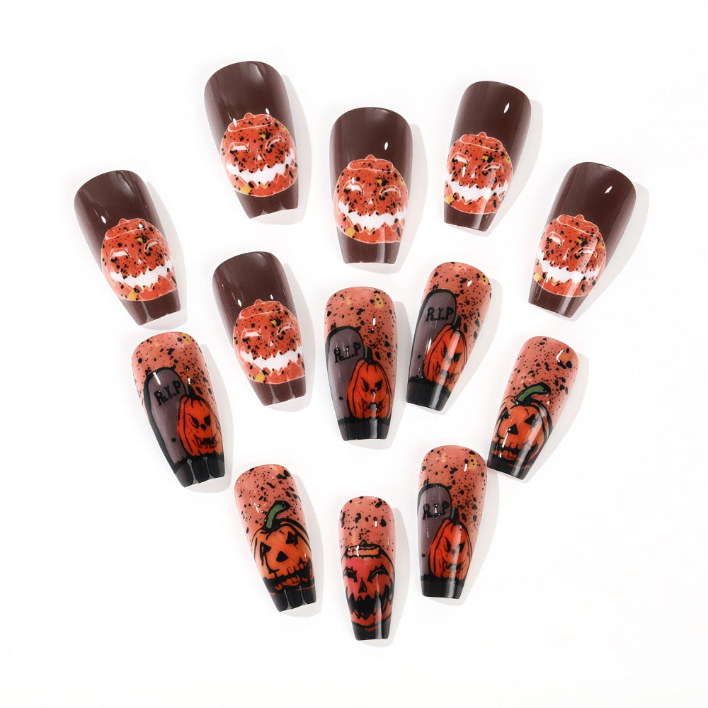 Kunstnägel mit Halloween-Motiv Brehn