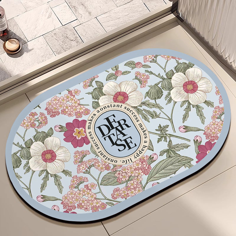 Blumenmuster Badematte Brehn
