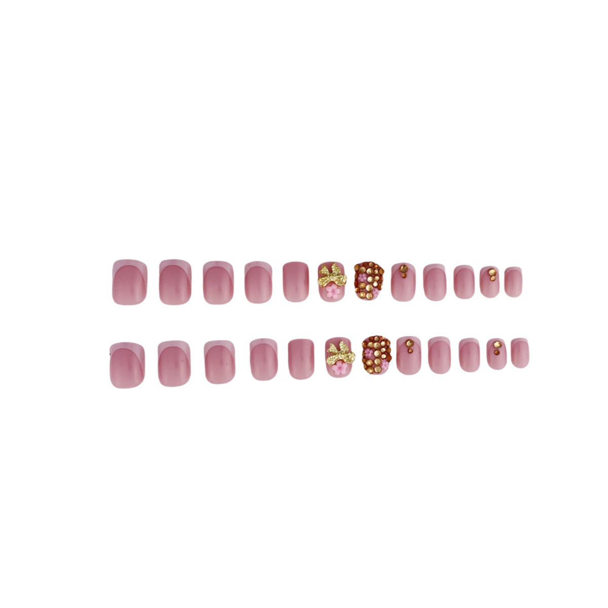 Glamouröse Strass- und Blumen-Nageldesign Brehn