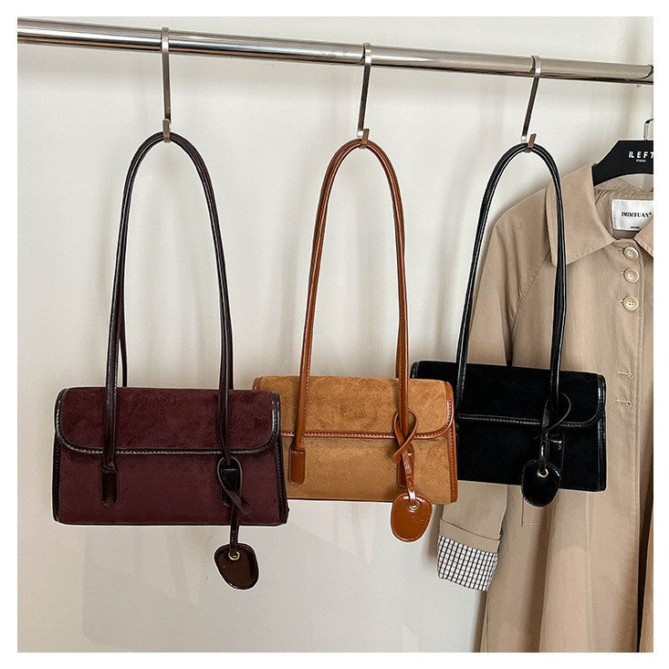 Wildleder Handtasche