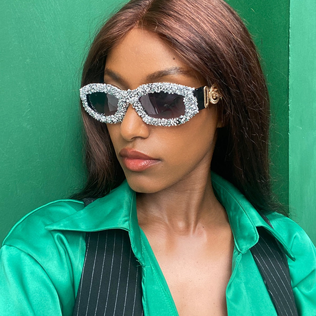 Damen Kristallverzierte Sonnenbrille Brehn