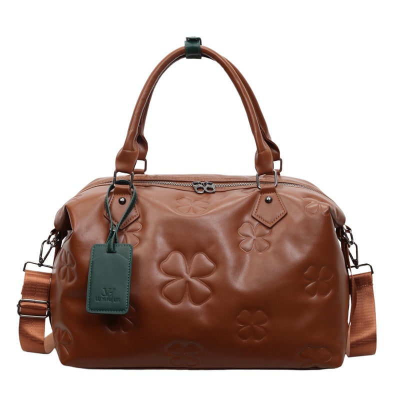 Stylische florale Prägung Handtasche