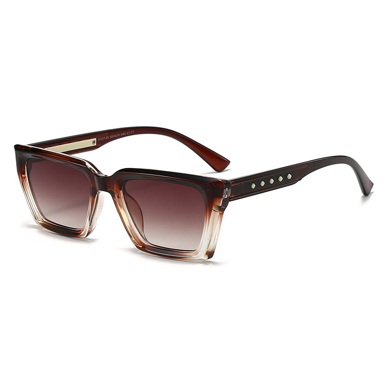 Damen modische Sonnenbrille im modernen Quadratdesign Brehn