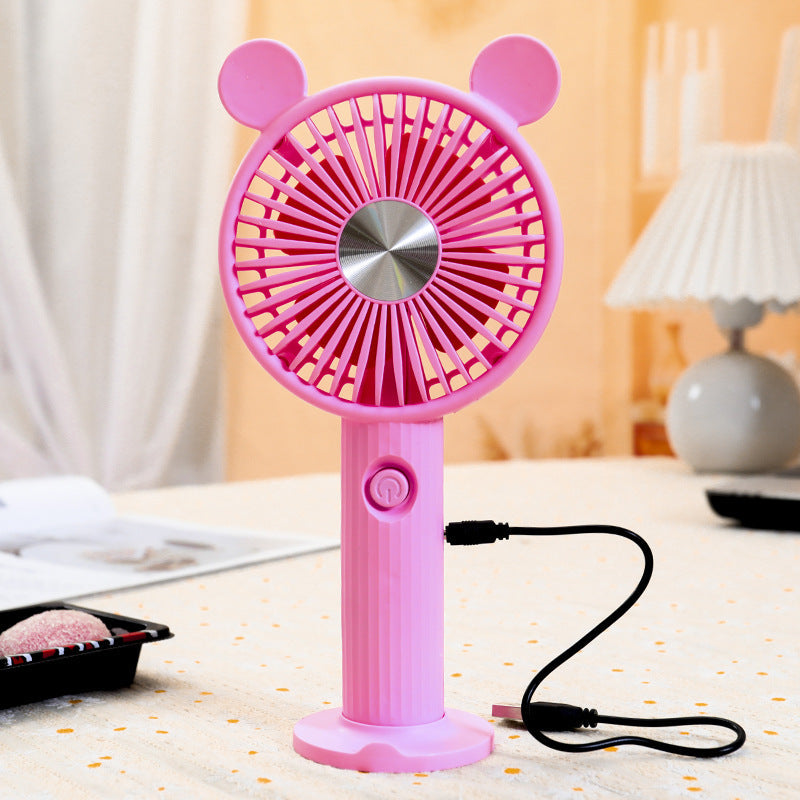 Damen Tragbarer Mini Ventilator mit Tierohren Brehn