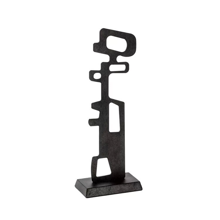 Abstrakte Metallkunst Skulptur