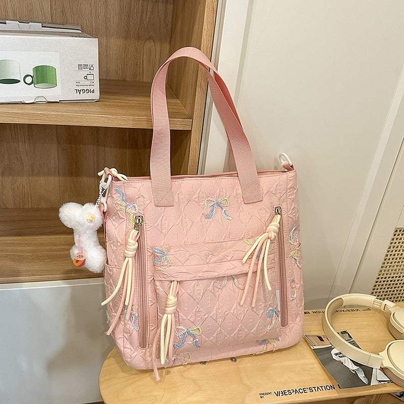 Gepolsterter Rucksack mit Schleifen-Detail Brehn