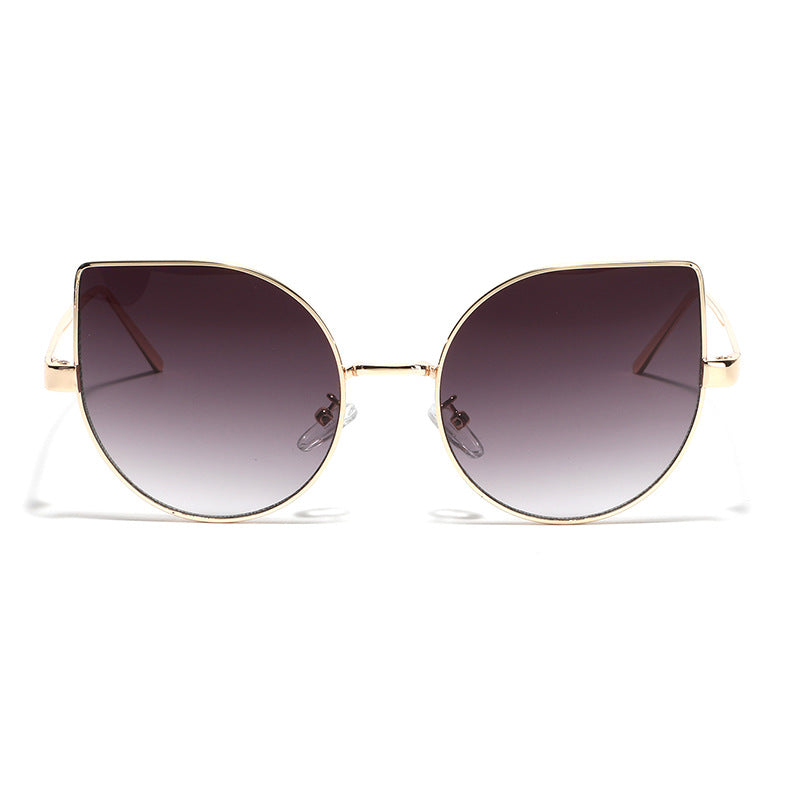 Damen Cat-Eye Sonnenbrille mit polarisierenden Gläsern und elegantem Metallrahmen Brehn