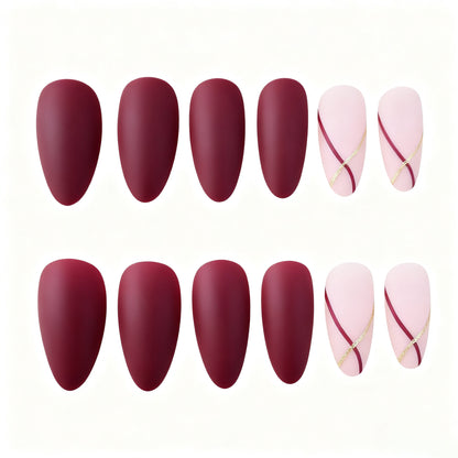 Elegante Matte Nagelkunst Verbesserungen Brehn