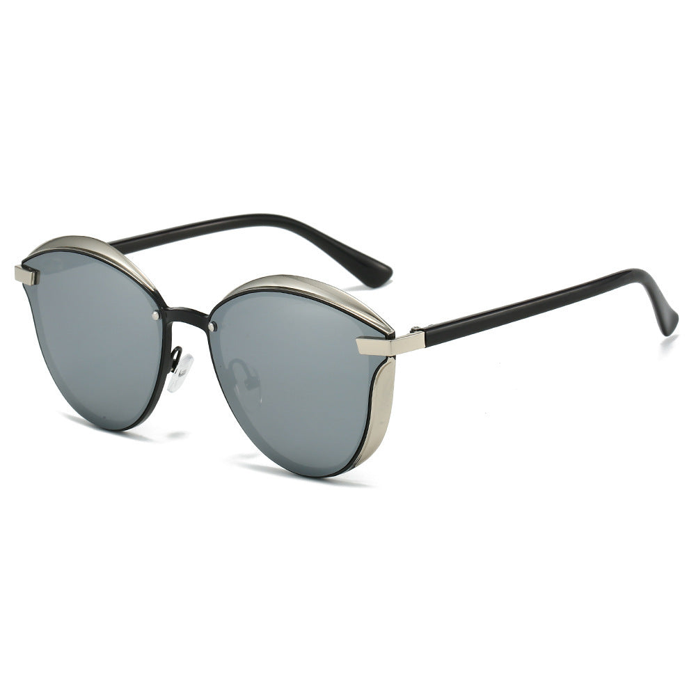 Damen Sonnenbrille mit luxuriösem Metallrahmen und harmonischer Kontur Brehn