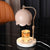 Moderne skulpturale Tischlampe