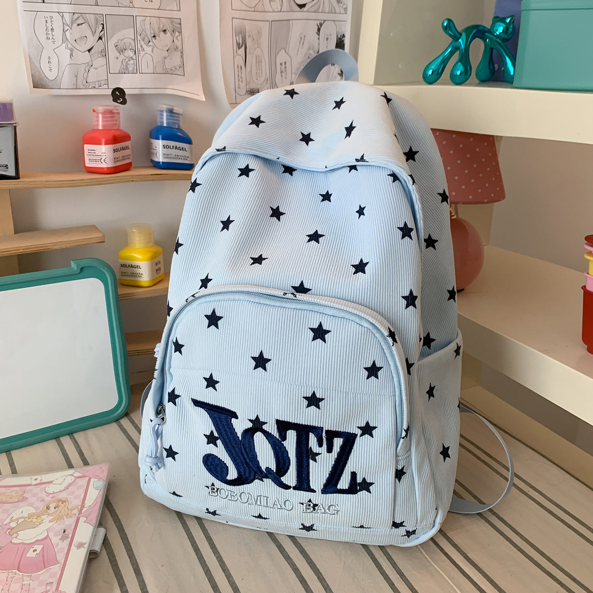 Stylische Sternenbedruckte Rucksack Brehn