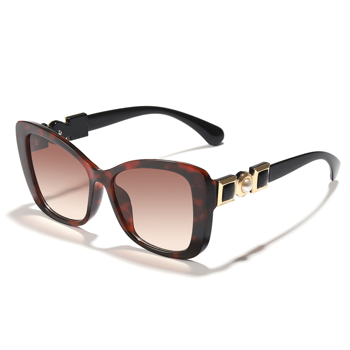 Damen Cat-Eye Sonnenbrille mit eleganter Metallverzierung Brehn