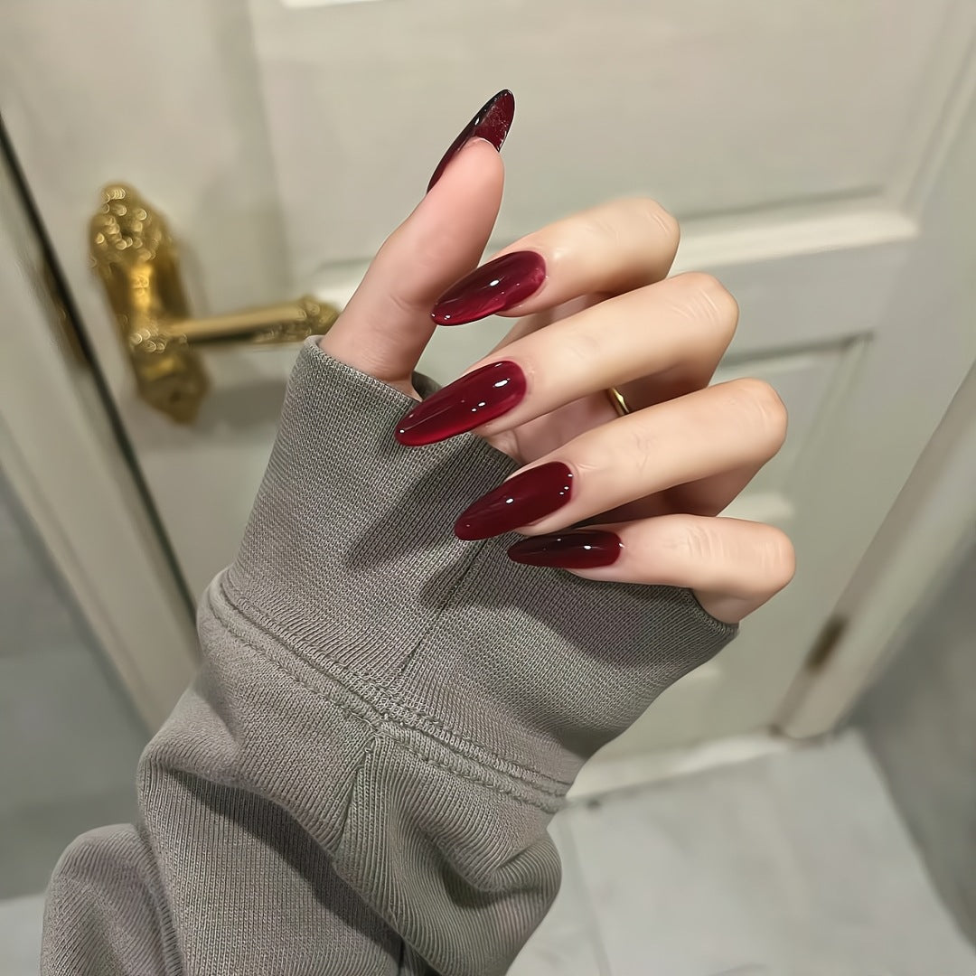 Glänzende Stiletto Acrylnagelverstärkungen Brehn