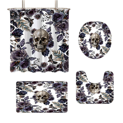 Künstlerisches Skull Badezimmer Dekor Set Brehn