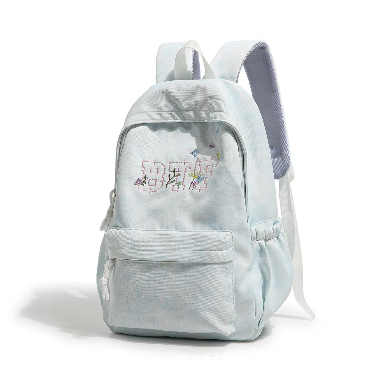 Bestickter Blumenmuster-Rucksack Brehn