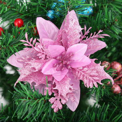 Dekorative Glitzernde Blumenbrosche Brehn