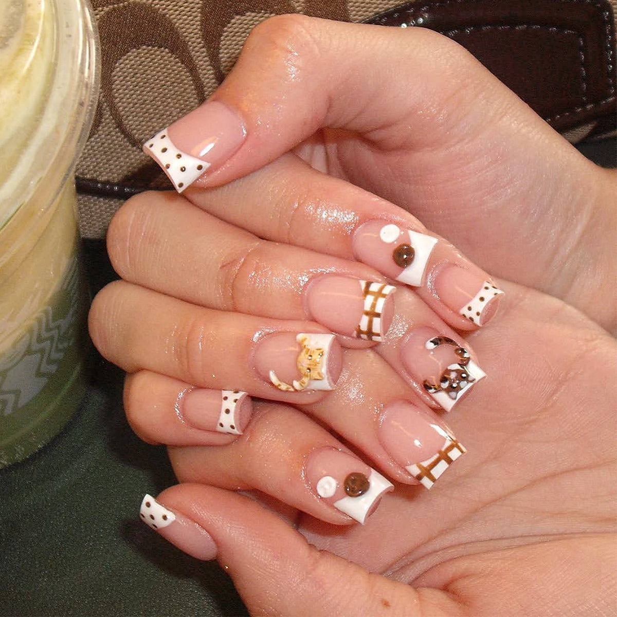 Buntes Nagelkunstset