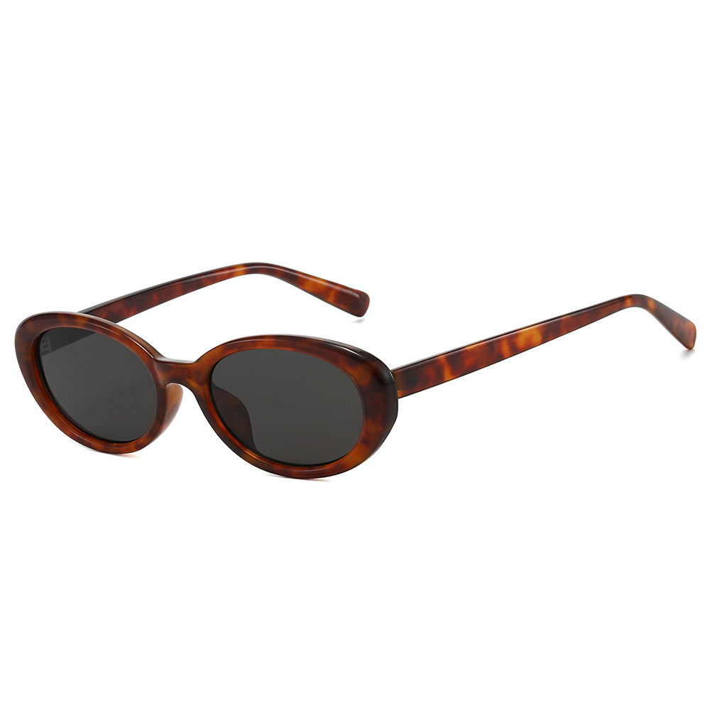 Elegante Vintage Oval Sonnenbrille Brehn
