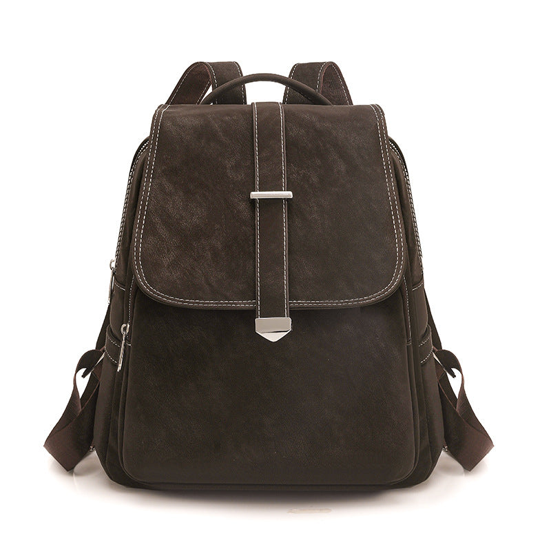 Stylischer Faux-Leder-Rucksack Brehn