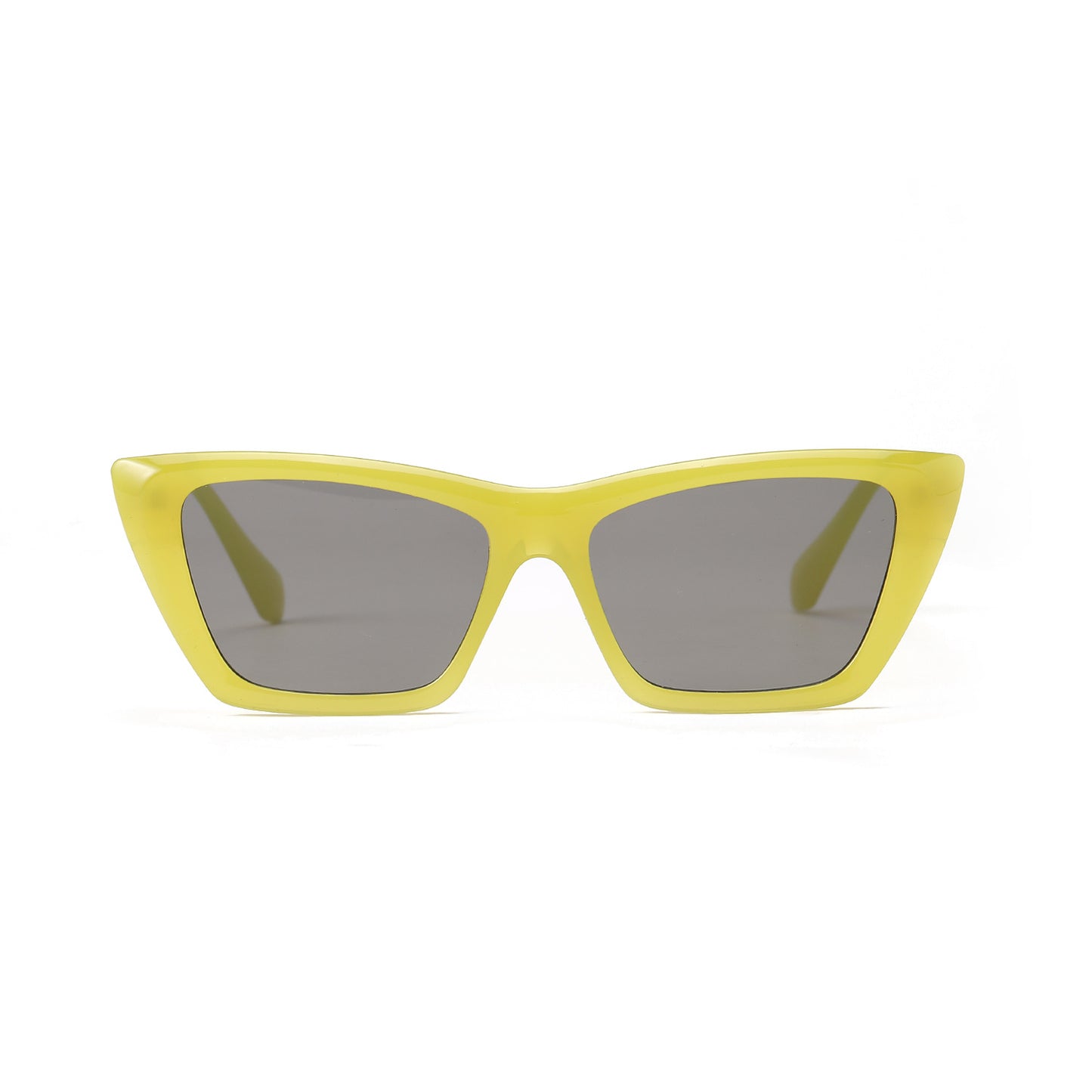 Damen geometrische Sonnenbrille mit stylischem Kunststoffrahmen Brehn