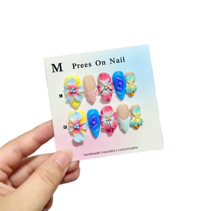 Anpassbares handgefertigtes Press-On Nail Art Set