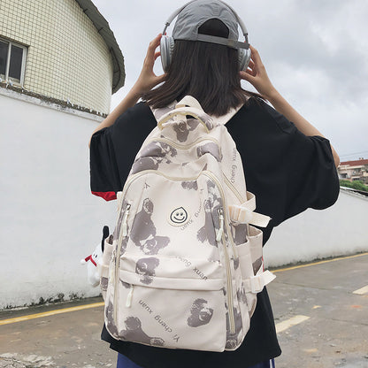 Verspielt Gemusterter Rucksack Brehn
