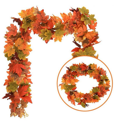 Dekorative Herbstblattgirlande