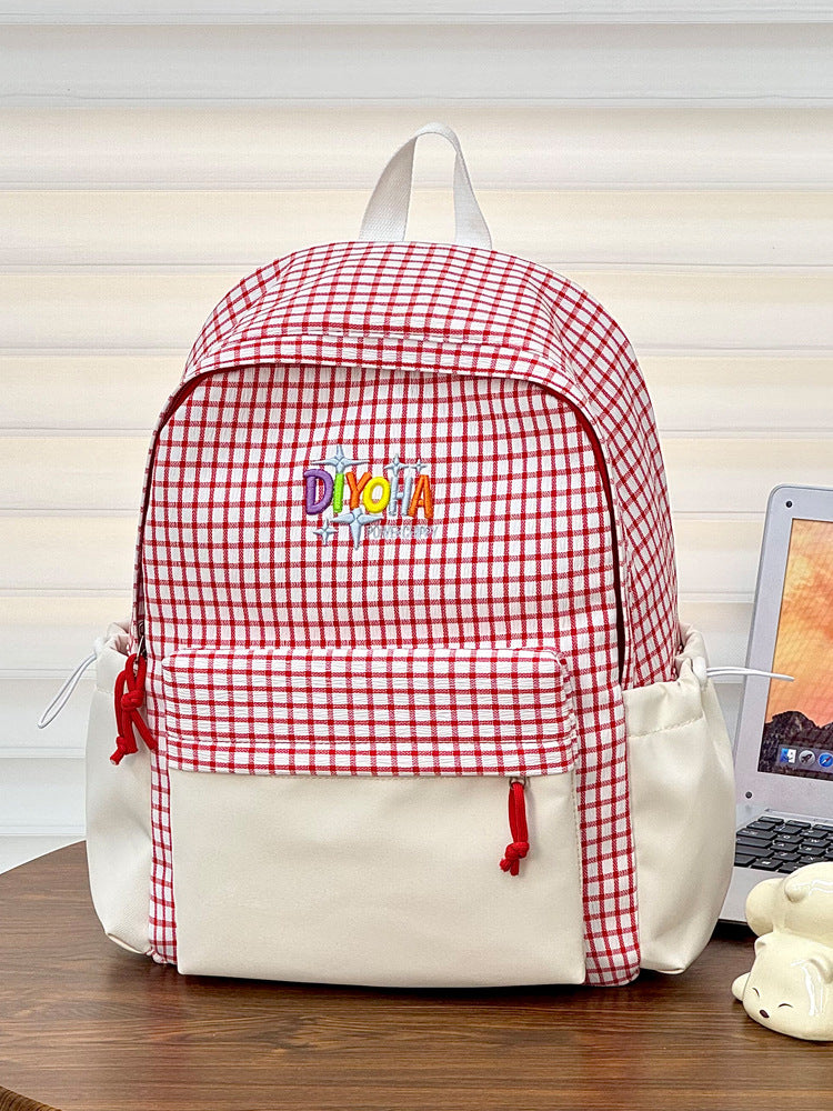 Strukturierter Schulrucksack Brehn