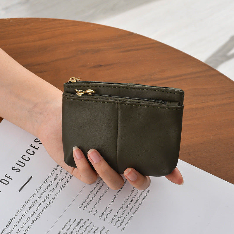 Kompakte Reißverschluss-Münztasche Brehn