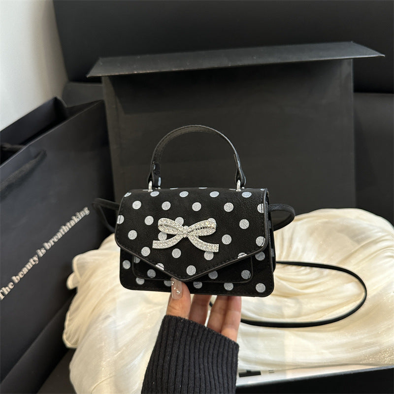 Stylische Punktemuster-Handtasche