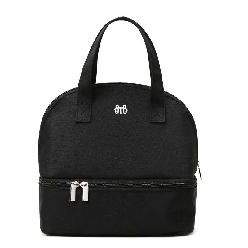 Damen Isolierte Lunch-Tasche mit doppeltem Fächerdesign Brehn