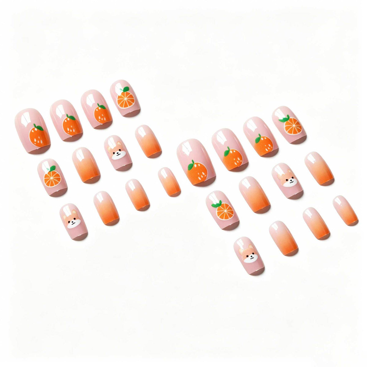 Spielerische Tier- und Obst-Nagelkunst