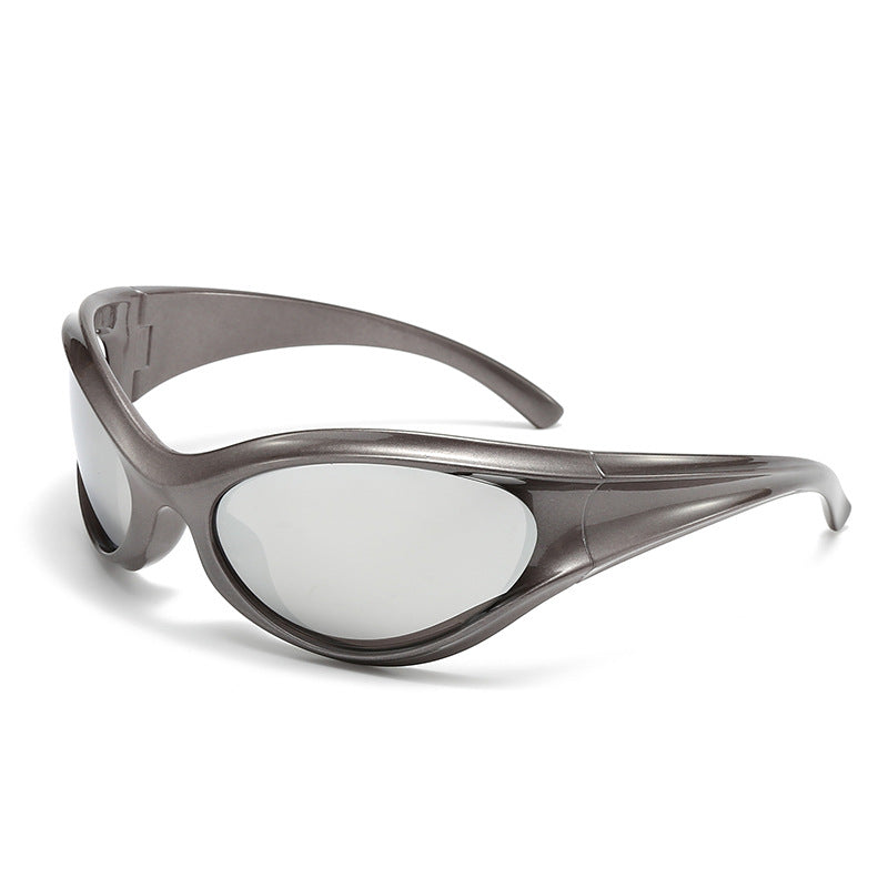 Damen sportliche Sonnenbrille mit aerodynamischem Design und UV-Schutz Brehn