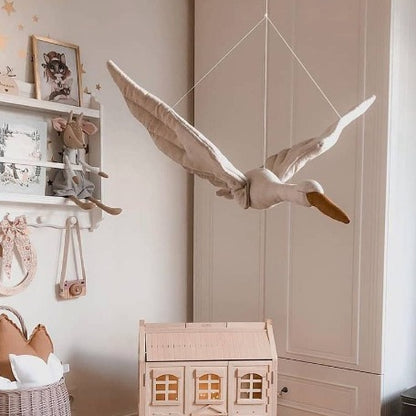 Oversized Langhals Flamingo Plüsch Boden Kissen Dekoratives Weiches Spielzeug