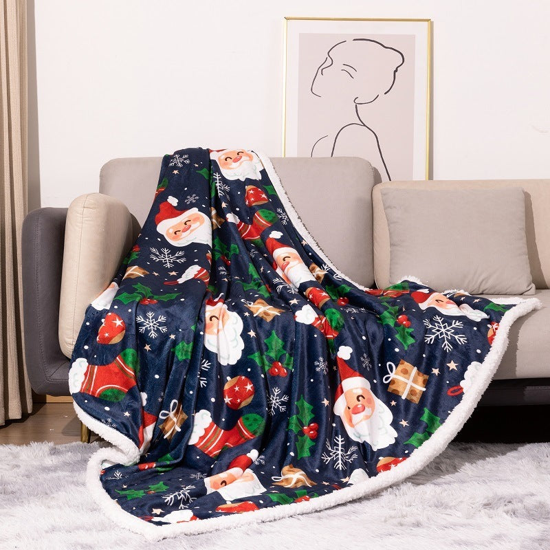 Spaßige, urlaubsbezogene Plüsch-Fleece-Decke