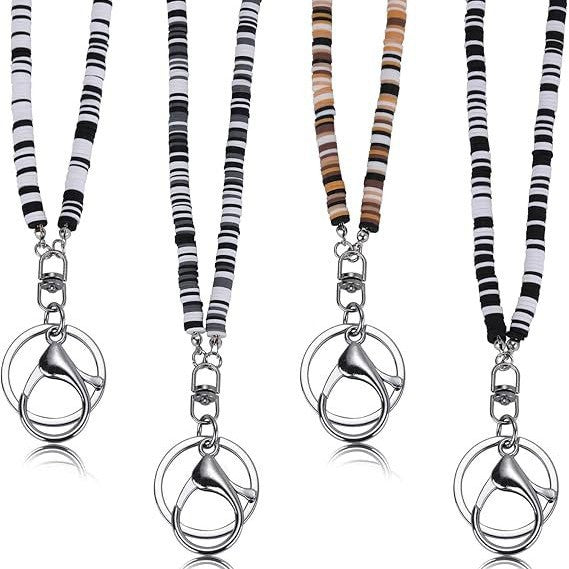 Bunte Perlen ID Badge Halter Lanyard Brehn