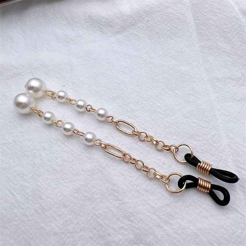 Elegante Perlen-Verbund Brillen Kette Brehn