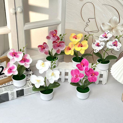 Künstliche Orchideenpflanze für die Innendekoration zu Hause und im Büro