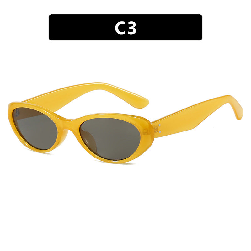 Damen modische Cat-Eye Sonnenbrille mit hochwertigem Kunststoffrahmen und UV-Schutz Brehn
