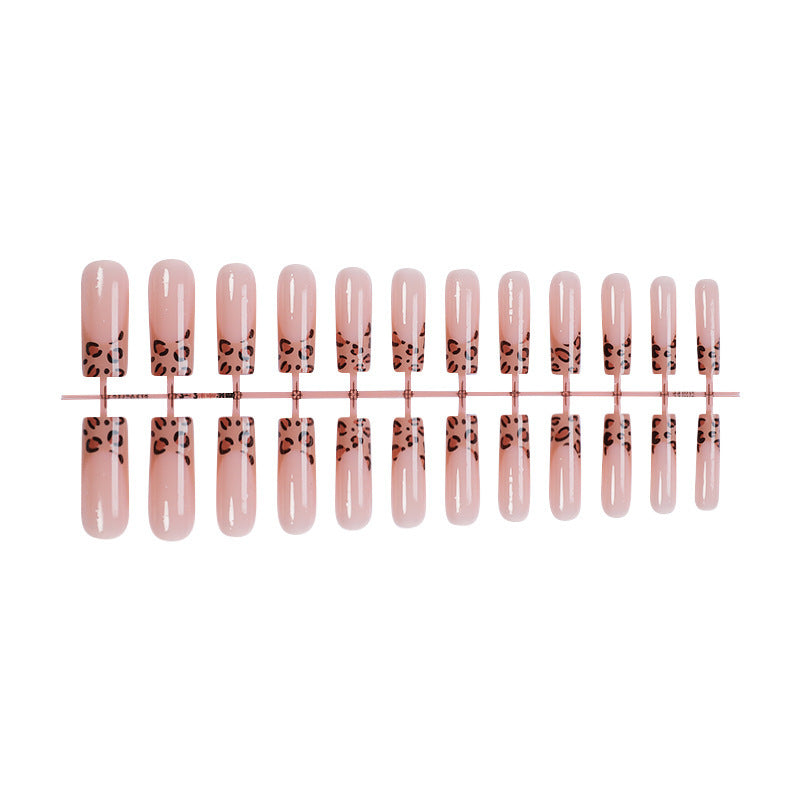 Stylisches Leopard-Print Press-On-Nagel-Set Brehn