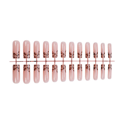 Stylisches Leopard-Print Press-On-Nagel-Set Brehn
