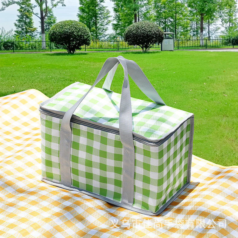 Stylische isolierte Picknick-Kühltasche