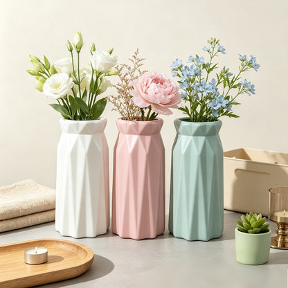 Elegante geometrische Vase Brehn