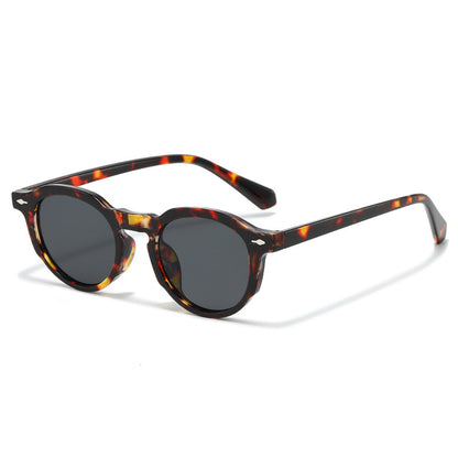 Stylische Retro-Ovalrahmen-Sonnenbrille Brehn