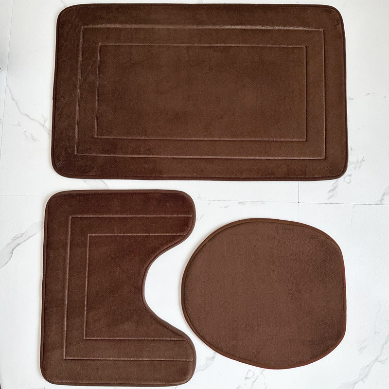 Plüschweiche Badematten-Set Brehn